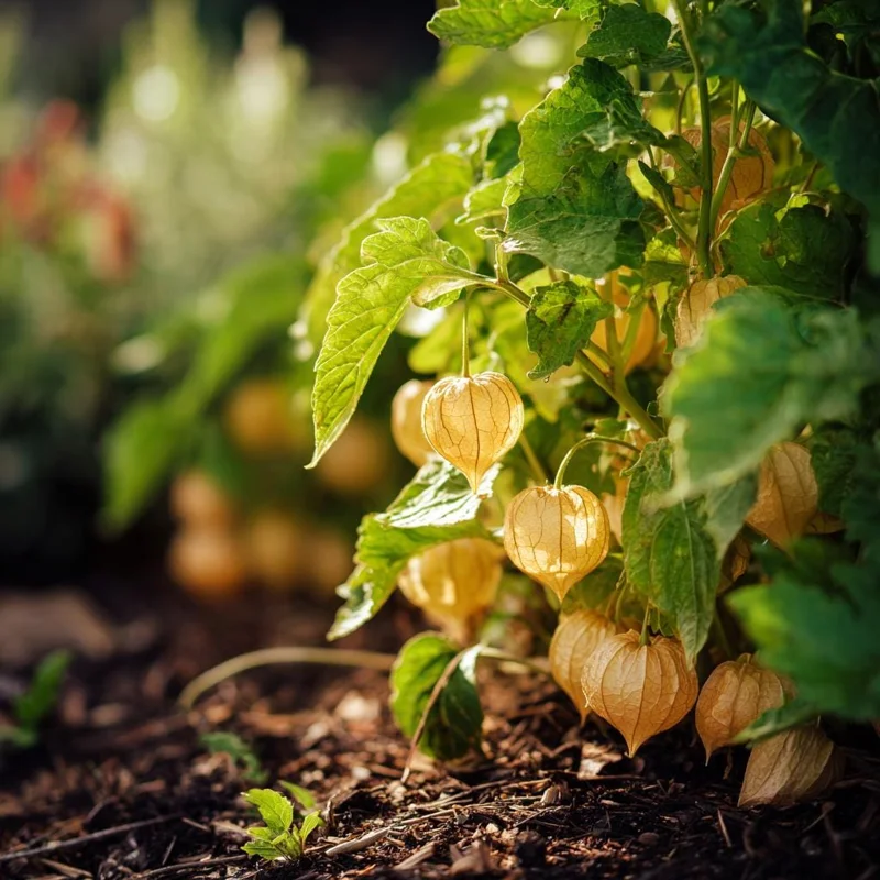 Organic Ground Cherry Seeds - 25 Seeds - Sweet, Golden, Pineapple-Like Fruits - Image 2
