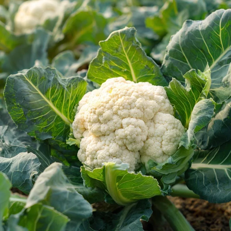 Organic Snowball Cauliflower Seeds - 150 Count - Easy-to-Grow Vegetable - Image 1