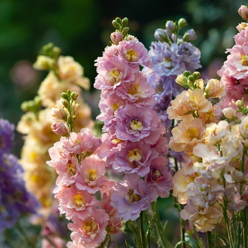 Pastel Mix Stock Flower Seeds - 25 Seeds, Edible, Sweet-Scented Blooms - Image 4
