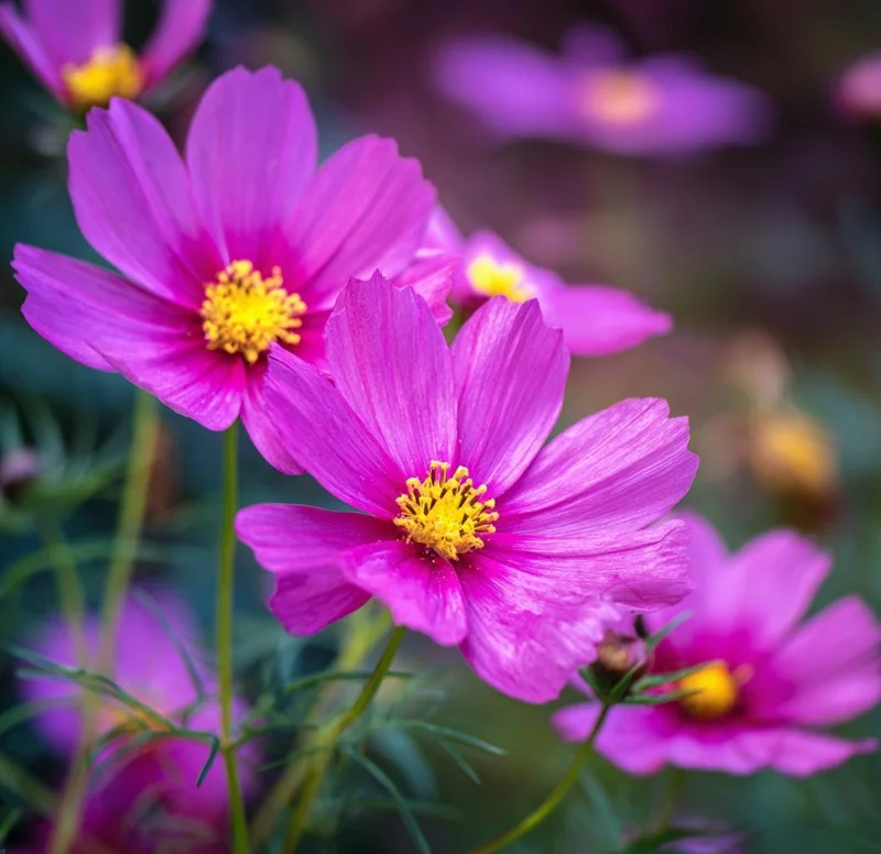 Pink Radiance Cosmos Seeds - 100 Count - Soft Glowing Pink Flowers - Image 1