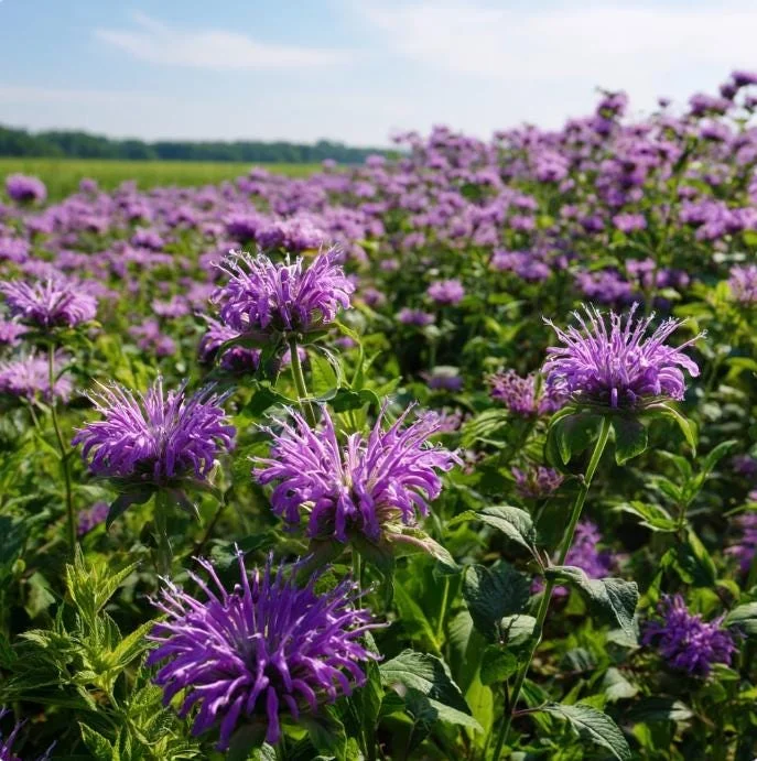 Purple Bergamot Seeds – Monarda Media Wildflower, 50 Seeds Pollinator-Friendly - Image 1