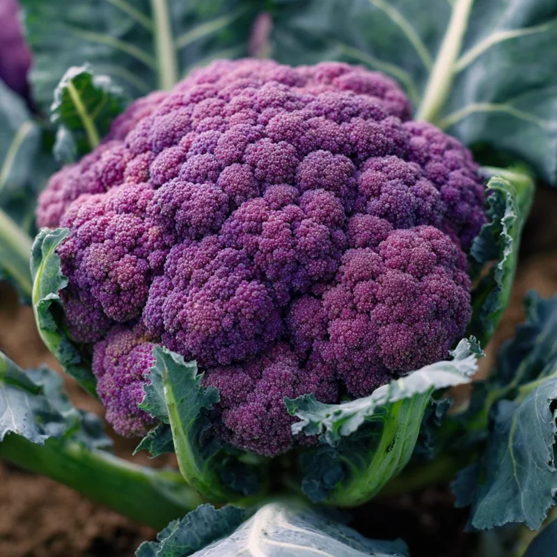 Purple Cauliflower Seeds – Brassica oleracea – 100 Seeds – Vegetable Garden - Image 2