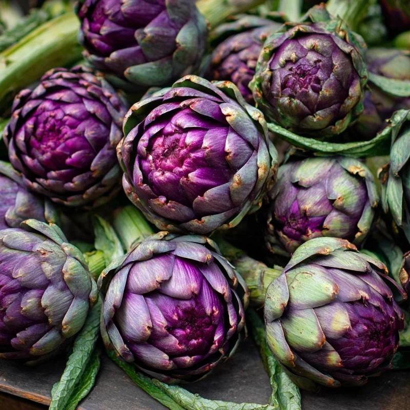 Purple Romagna Artichoke Seeds – 25 Count Heirloom Perennial for Garden - Image 1
