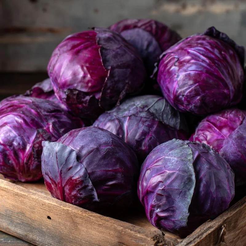 Red Acre Cabbage Seeds - 150 Sweet, Crisp Heirloom Vegetable Seeds - Image 2