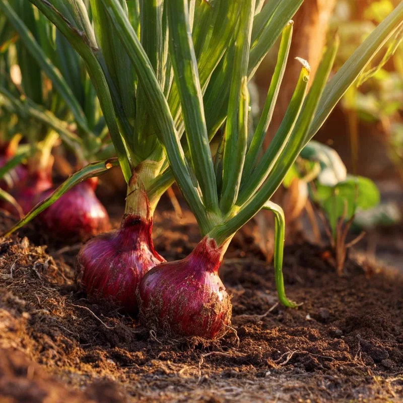 Red Creole Onion Seeds - 200 Heirloom Short Day Onion Seeds for Planting - Image 2