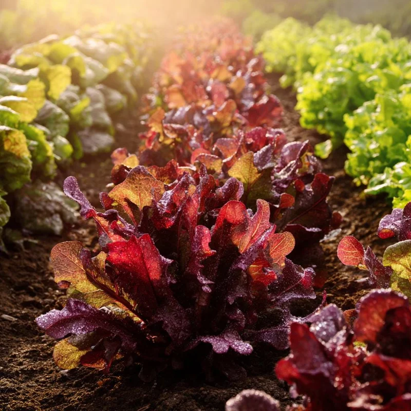 Red Oak Leaf Lettuce Seeds 300 Count - Vibrant Salad Greens for Garden - Image 2