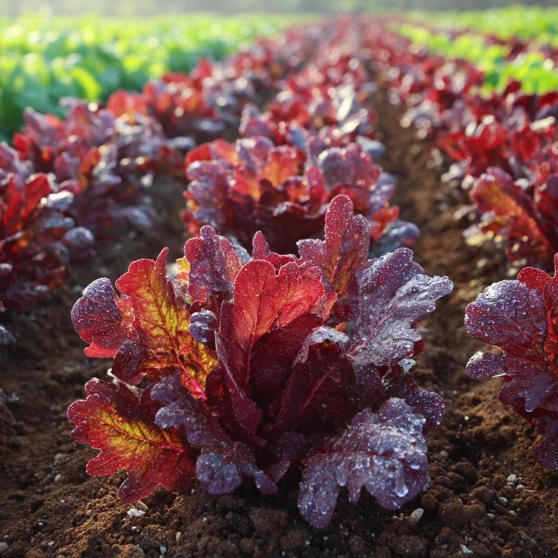 Red Oak Leaf Lettuce Seeds 300 Count - Vibrant Salad Greens for Garden - Image 4