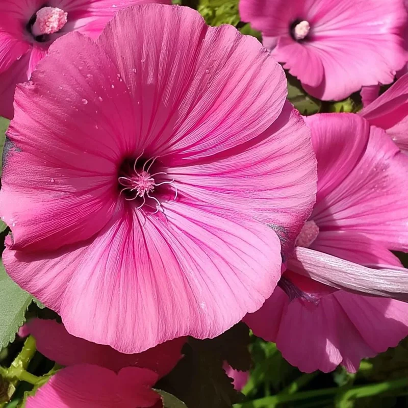 Rose Mallow Flower 50 Seeds | Heirloom Lavatera trimestris for Gardens & Cut Flowers - Image 2