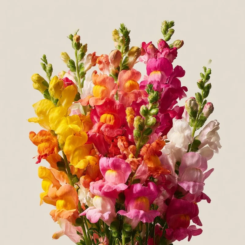 Snapdragon Seeds Mixed Rainbow Color 2000+ Seeds Tall Attract Hummingbirds Butterflies Bees - Image 1