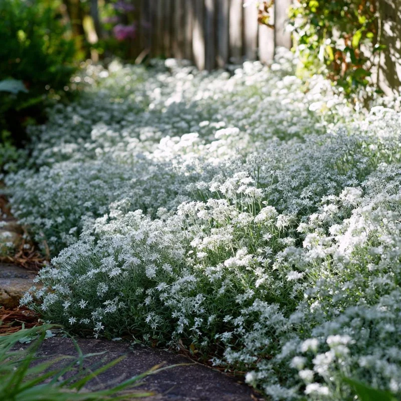 Snow in Summer Seeds – Cerastium Tomentosum – 500 Seeds – Silvery Groundcover - Image 3