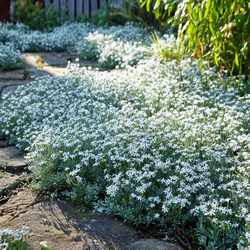 Snow in Summer Seeds – Cerastium Tomentosum – 500 Seeds – Silvery Groundcover - Image 1