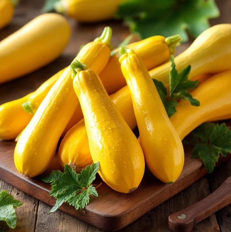 Straightneck Summer Squash Seeds - Heirloom Vegetable Seeds - 50 Seed Pack - Image 1