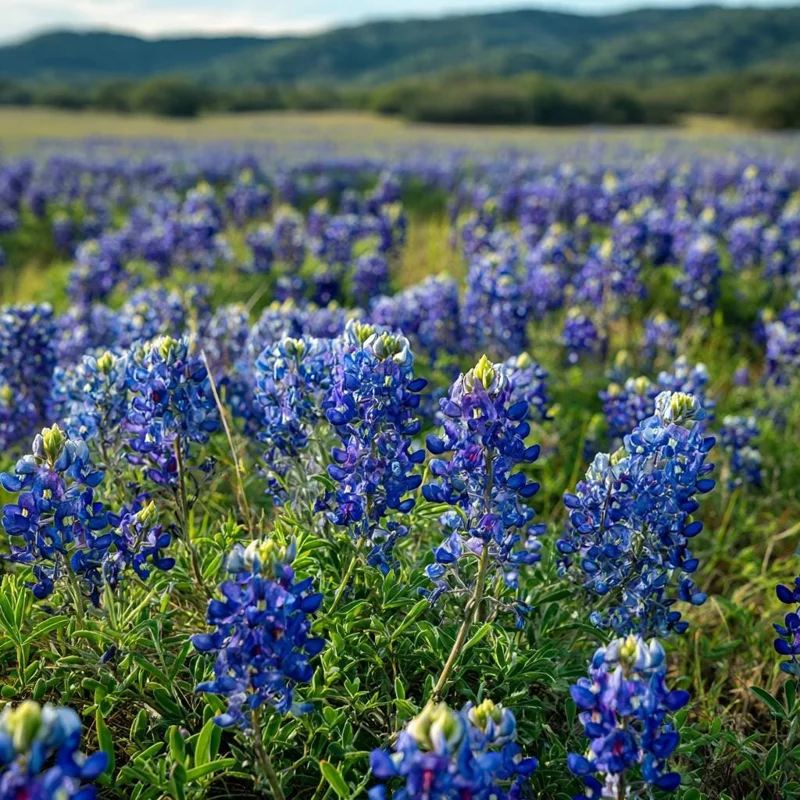 Texas Bluebonnet Seeds - Lupinus texensis - 50 Seeds - Iconic Blue Blooms, Native Wildflower - Image 4