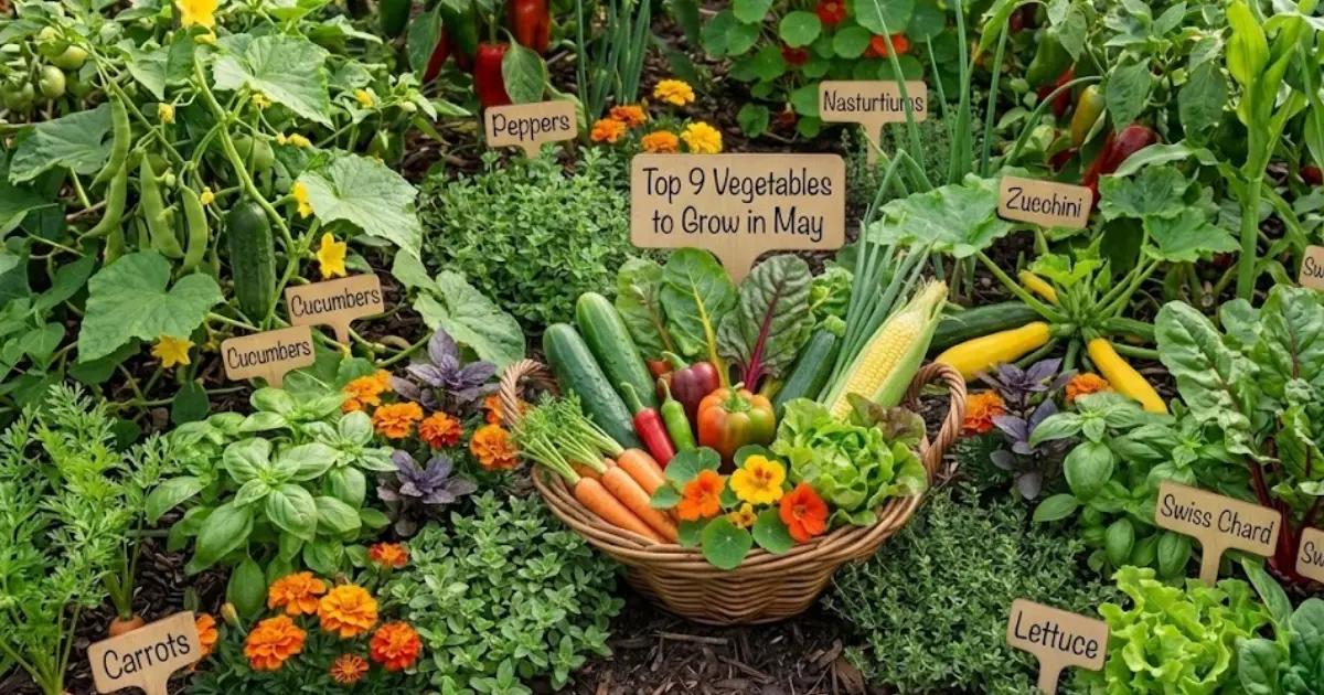 Top 9 Vegetables to Grow in May for a Summer Bumper Harvest