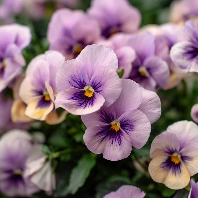 Viola Sorbet Multicolor Blooms Seeds - Yesterday Today Tomorrow - 25 Seeds - Image 1