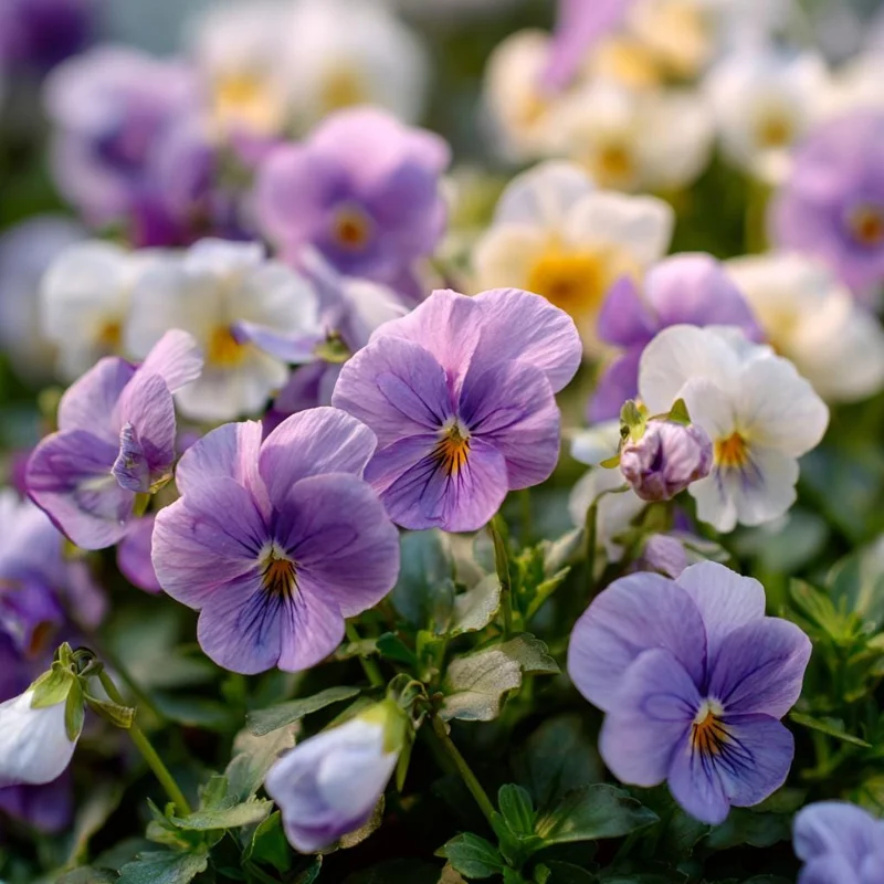 Viola Sorbet Multicolor Blooms Seeds - Yesterday Today Tomorrow - 25 Seeds - Image 3
