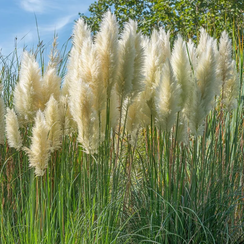 White Pampas Grass Seeds – 100 Count – Elegant Plumes, Drought-Tolerant Outdoor - Image 3