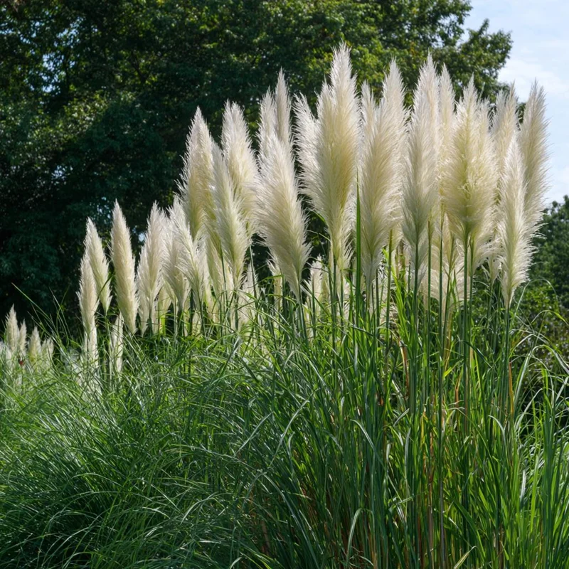 White Pampas Grass Seeds – 100 Count – Elegant Plumes, Drought-Tolerant Outdoor - Image 4