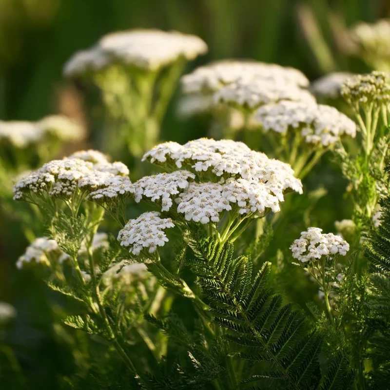 White Yarrow Seeds – 500 Achillea millefolium Perennial Seeds – Drought-Tolerant Outdoor - Image 1