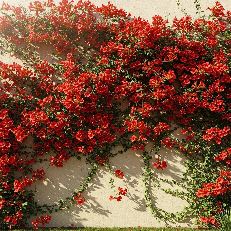 12 Organic Red Trumpet Vine Seeds - Perennial Hummingbird Climber - Image 3