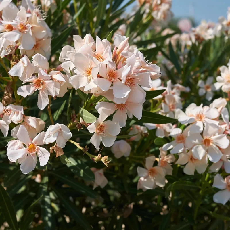Dwarf Salmon Oleander Live Plant - 4" Pot, Vibrant Blooms, Easy Care Outdoor Shrub - Image 6