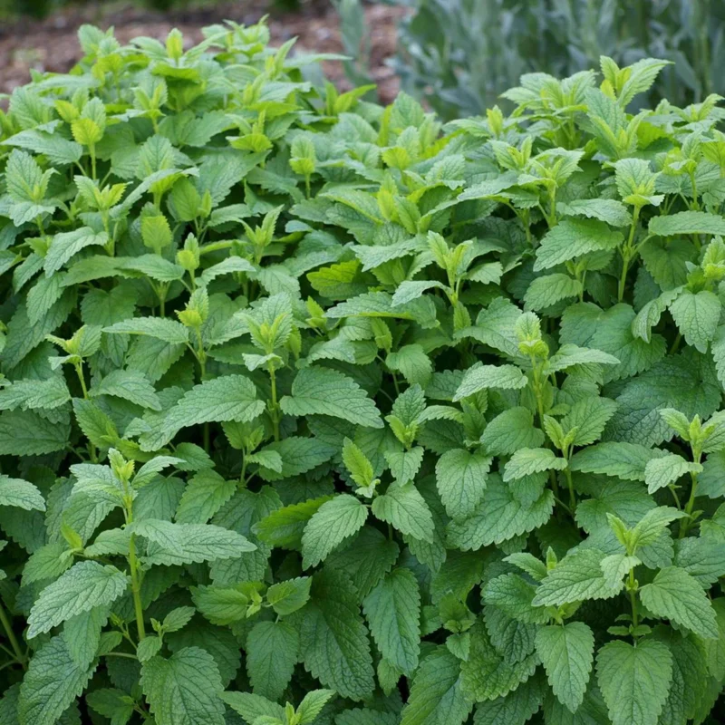 Lemon Balm Live Plant - 4" Pot, Fragrant Perennial Herb for Tea & Cooking - Image 3