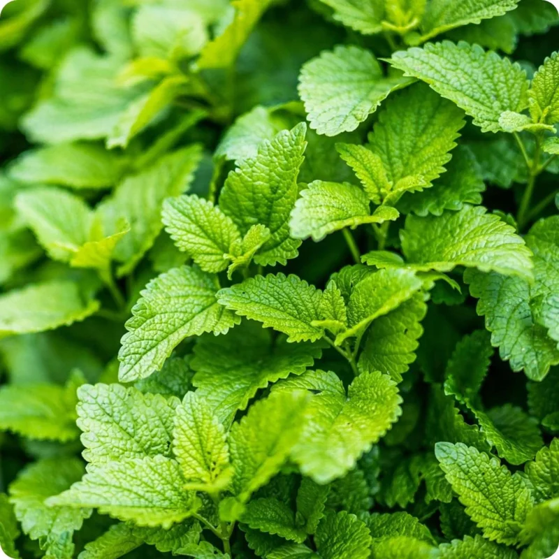 Lemon Balm Live Plant - 4" Pot, Fragrant Perennial Herb for Tea & Cooking - Image 1