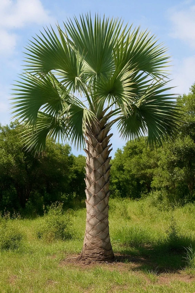 Sabal Causiarum Palm Live Plant - Rare Puerto Rican Fan Palm - 6 inch Pot - Outdoor Tropical Tree - Cannot ship to CA - Image 1